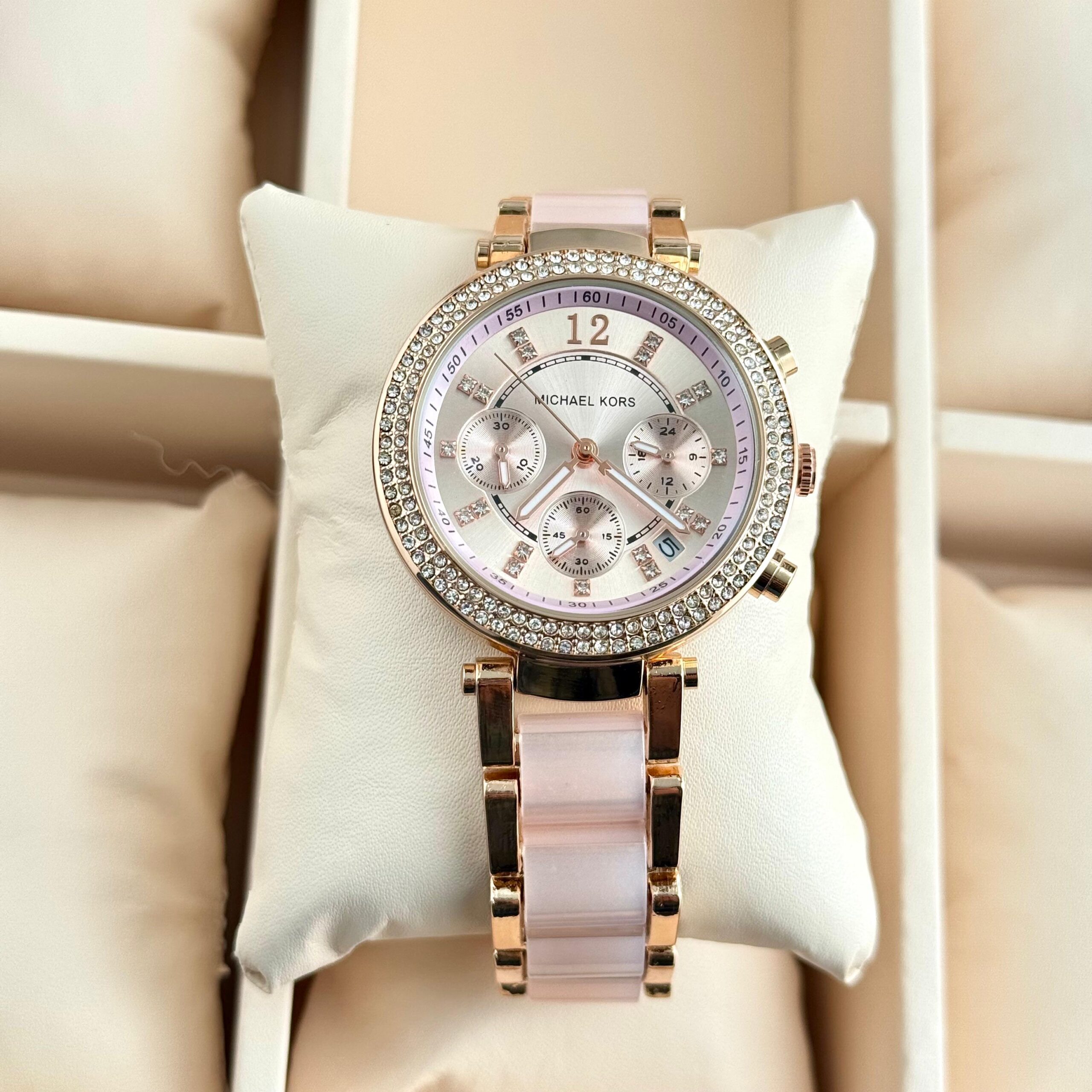 Michael Kors Parker Pink Chronograph
