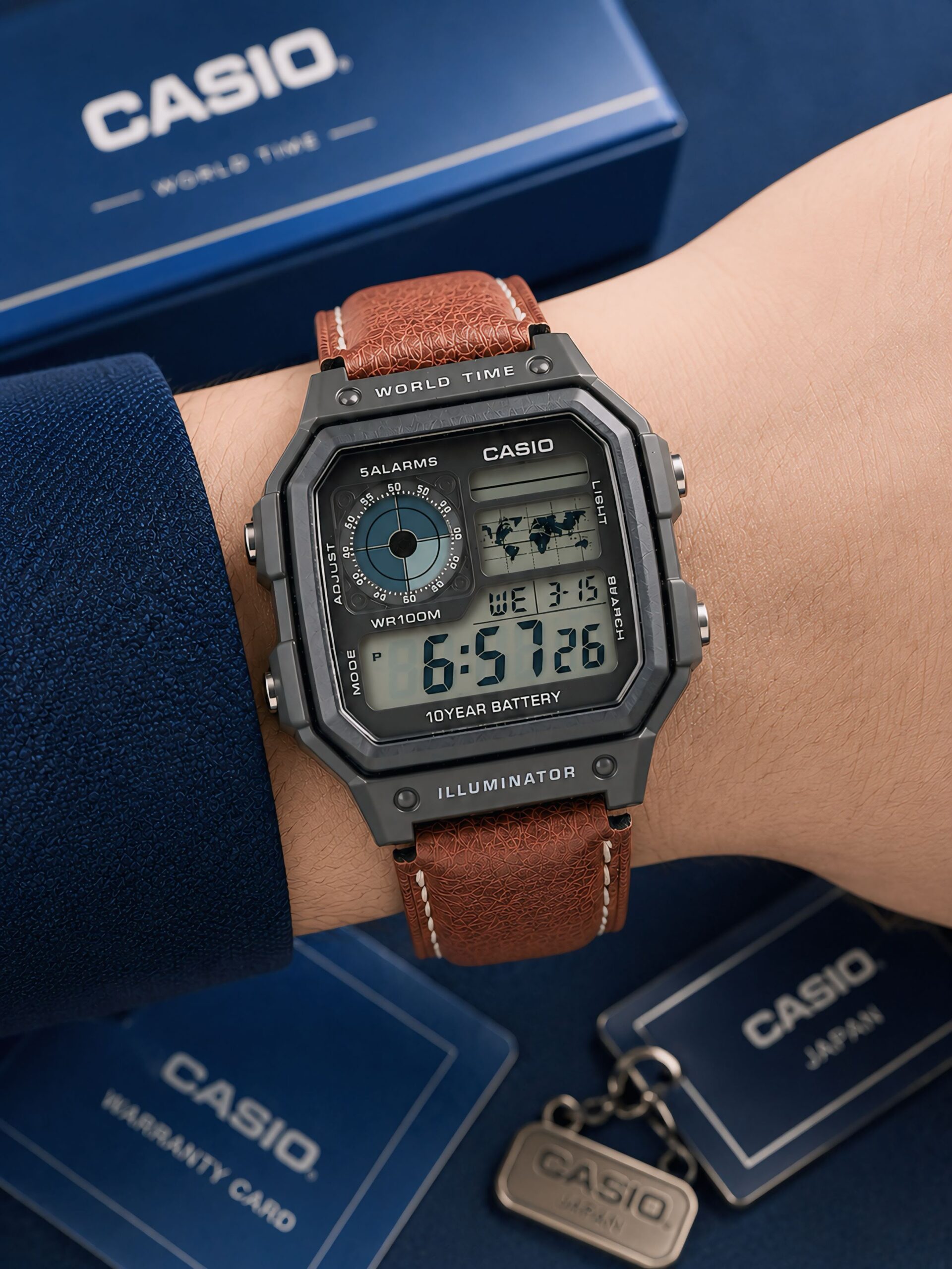 Casio Analog-Style Multi-Function Digital