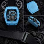 Hublot Skeleton Black Blue Dial - Image 5