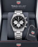 Tag Heuer Carrera Black Panda Dial Chronograph