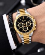Hugo Boss Chronograph Black Dial Two-Tone Quartz - Image 2