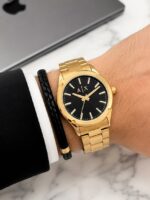 Armani Exchange Gold Black Dial - Image 3