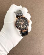 Guess Rose Gold Black Dial Chronograph - Image 3