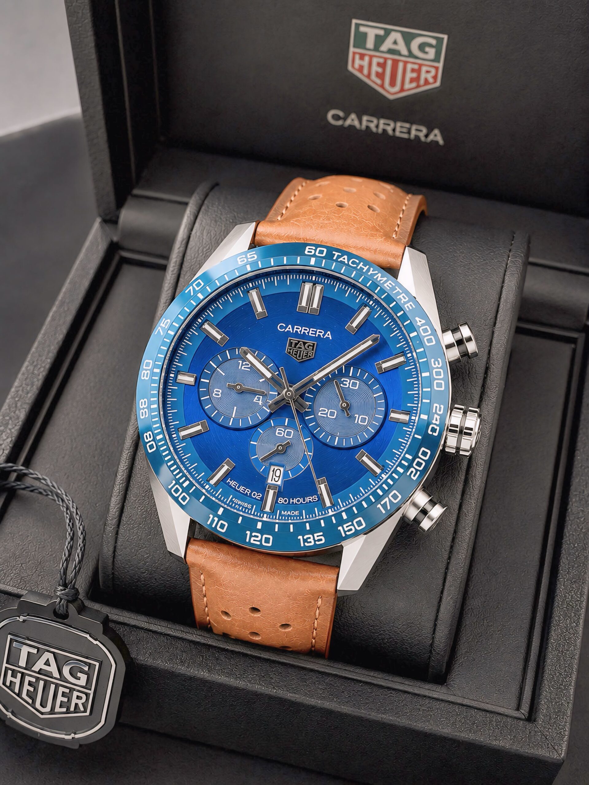WhatsApp Image 2026-07-30 at 3.19.12 PM (1) Tag Heuer Carrera Chronograph Blue Dial - Image 1