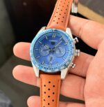 Tag Heuer Carrera Chronograph Blue Dial - Image 5