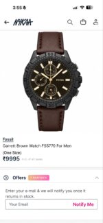 Fossil Multifunction Black Dial Quartz - Image 2