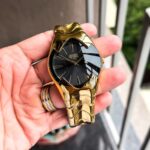 Diesel Gold Tone Black Dial Quartz