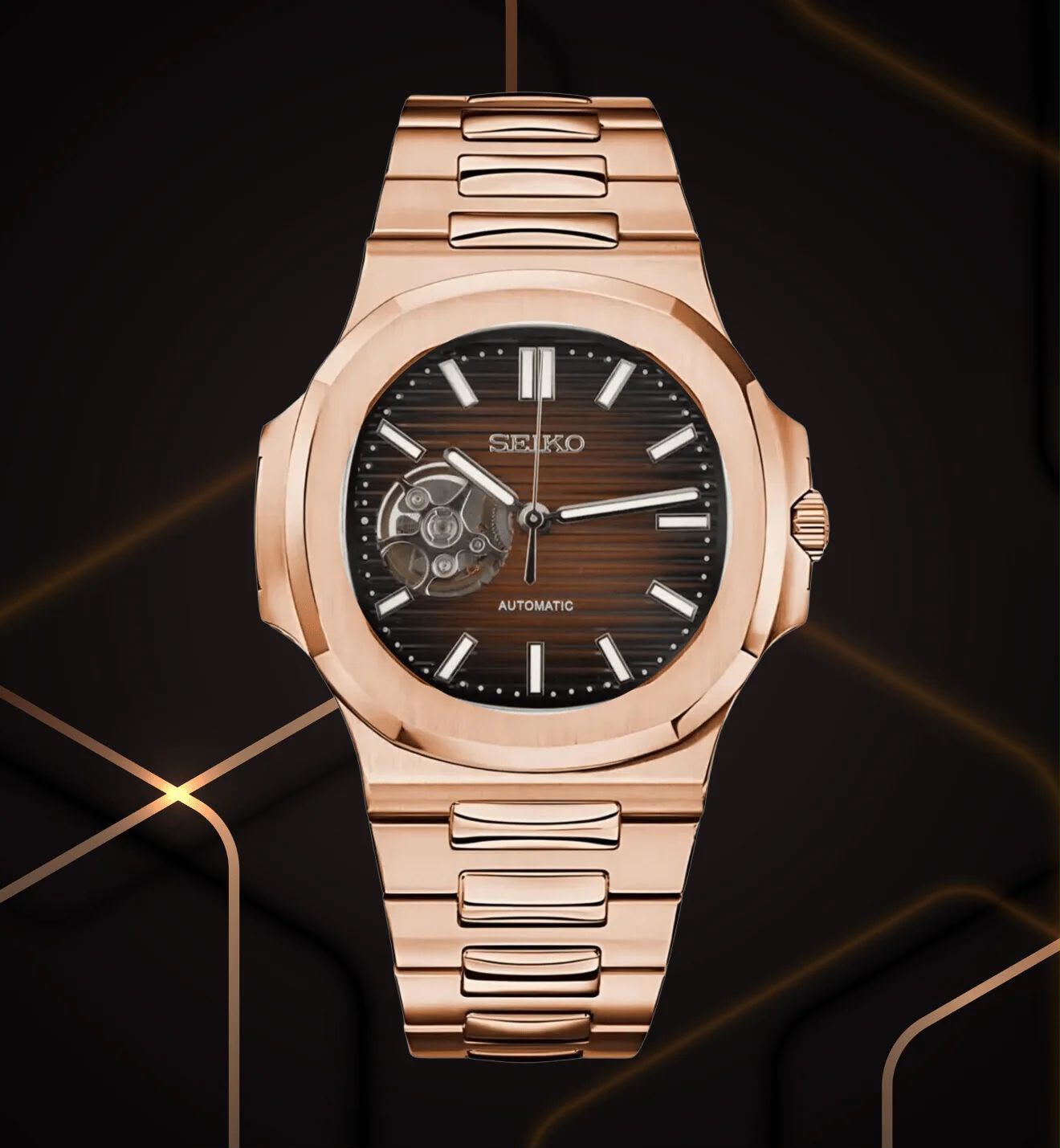 WhatsApp Image 2026-07-30 at 3.24.00 PM Seiko Nautilus Automatic Rose Gold - Image 1