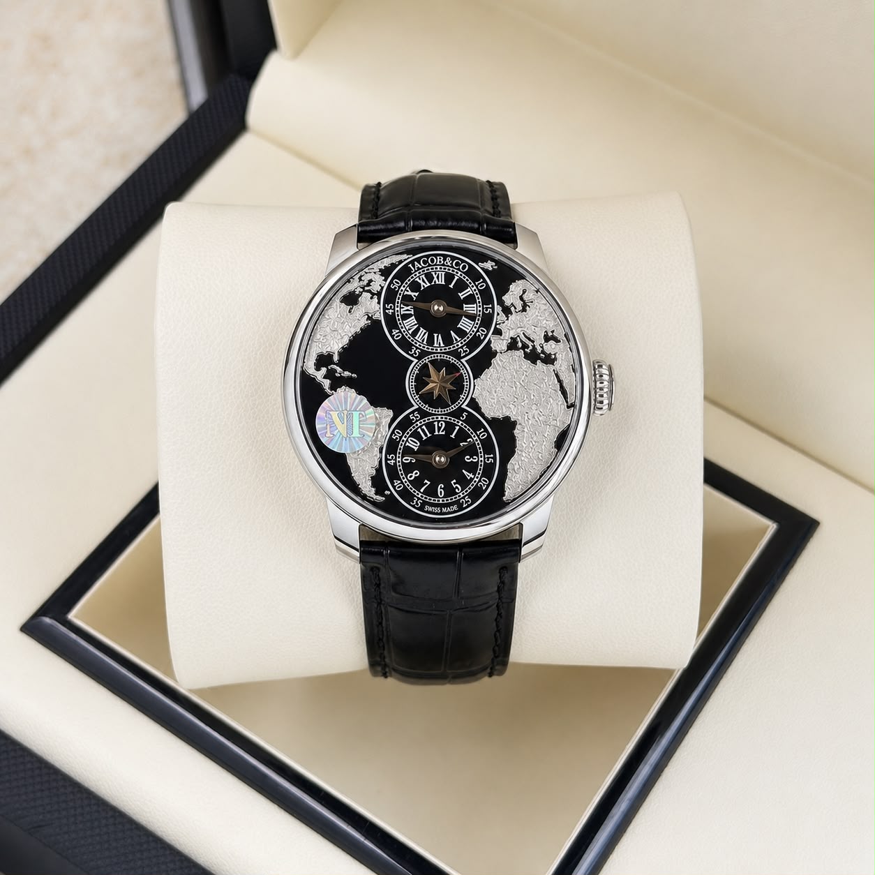 WhatsApp Image 2026-07-30 at 3.24.34 PM (1) Jacob & Co. Dual Time Zone Automatic - Image 1