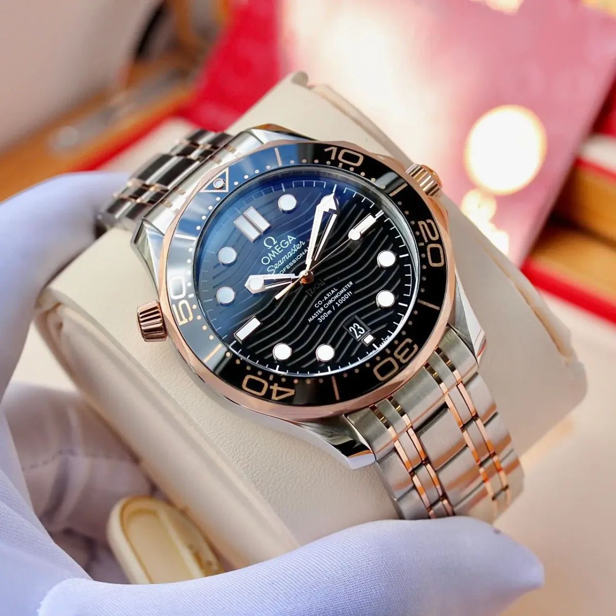 WhatsApp Image 2026-07-30 at 3.26.34 PM (3) Omega Seamaster Diver Black Dial Automatic - Image 1
