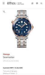 Omega Seamaster Diver Co-Axial Silver Automatic - Image 3