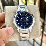 Edifice Casio World Map 43mm Chronograph