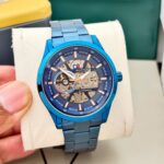 Tommy Hilfiger Blue Skeleton Automatic