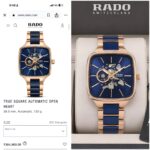 Rado True Square Skeleton Automatic Blue Edition - Image 2