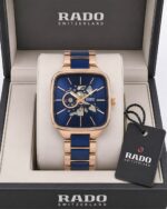 Rado True Square Skeleton Automatic Blue Edition
