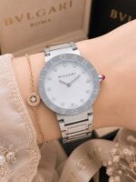 Bvlgari Mother of Pearl Silver Diamond Dial - Image 2
