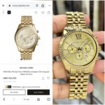 Michael Kors Lexington Chronograph Gold - Image 3