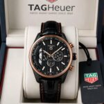Tag Heuer Carrera Chronograph Black Brushed Dial