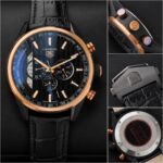 Tag Heuer Carrera Chronograph Black Brushed Dial - Image 4