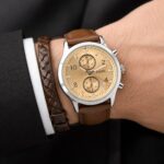 Fossil Chronograph Champagne Gold Dial
