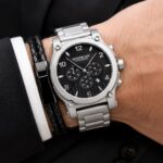 Montblanc Chronograph Black Textured Dial
