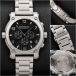 Montblanc Chronograph Black Textured Dial - Image 4