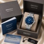 Seiko Presage Automatic Blue Sunburst Dial - Image 5