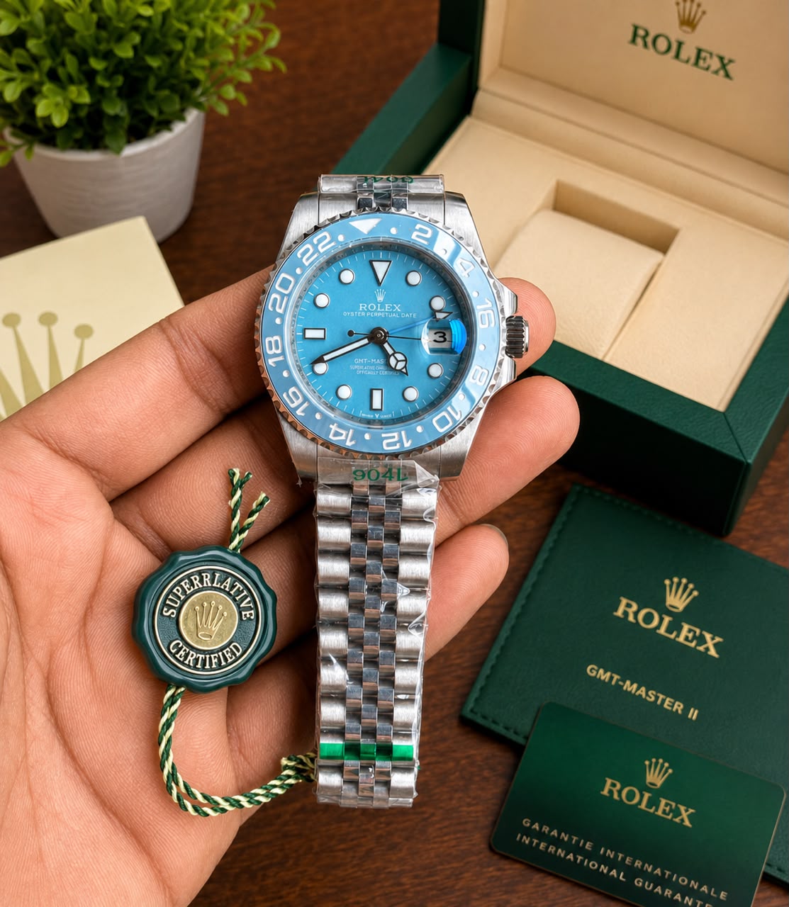 WhatsApp Image 2026-08-03 at 11.56.05 AM Rolex GMT Master II Blue Dial Automatic - Image 1