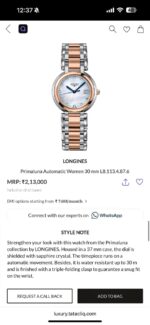 Longines PrimaLuna White Mother-of-Pearl - Image 2