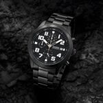 Guess Black Sunray Dial Chronograph - Image 4
