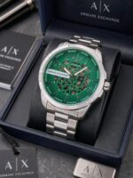Armani Exchange Automatic Green Skeleton Dial - Image 2