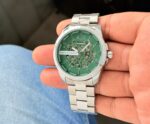 Armani Exchange Automatic Green Skeleton Dial - Image 3