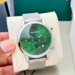 Emporio Armani Aviator Green Dial Chronograph