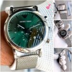 Emporio Armani Aviator Green Dial Chronograph - Image 2