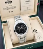 Fossil Digital Silver Black Dial - Image 3