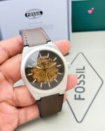 Fossil Automatic Brown White Dial - Image 3
