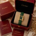 Cartier Tank Style Green Gold-Tone Square Dial - Image 2