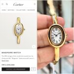 Cartier Baignoire Gold Finish White Dial - Image 2