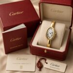 Cartier Baignoire Gold Finish White Dial - Image 4