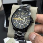 Armani Exchange Modern Automatic Black Skeleton