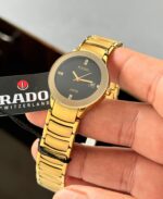 Rado Centrix Jubile Ceramica Black Dial Gold - Image 2