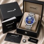 Montblanc Heritage World Map Automatic Blue Dial - Image 2