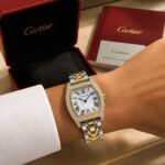 Cartier Tortue Style White Guilloche Dial - Image 4