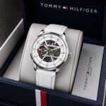 Tommy Hilfiger White Dial Automatic Skeleton