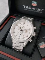 Tag Heuer Carrera Heritage Chronograph Silver Dial - Image 2