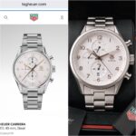 Tag Heuer Carrera Heritage Chronograph Silver Dial - Image 4
