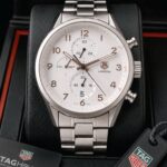 Tag Heuer Carrera Heritage Chronograph Silver Dial