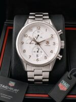 Tag Heuer Carrera Heritage Chronograph Silver Dial