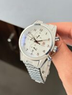Tag Heuer Carrera Heritage Chronograph Silver Dial - Image 6