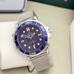 Omega Classic 3-Hand Silver Blue Dial